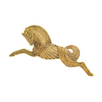 Textured Running Horse Brooch