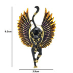 Egyptian Winged Cat Brooch