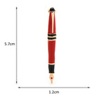 Enamel Fountain Pen Brooch