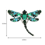 Petite Jeweled Dragonfly Brooch
