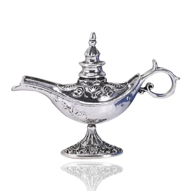 Vintage Ornate Magic Lamp Brooch