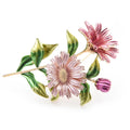 Pink Daisy Bouquet Brooch