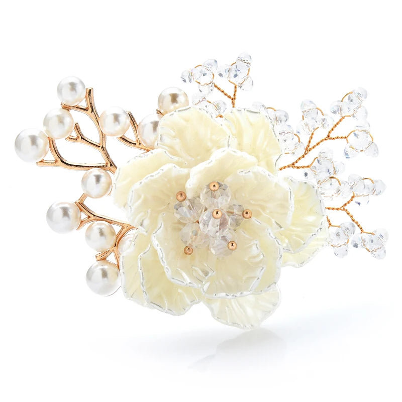 Pastel Blossom Branch Brooch