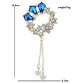 Decorative Bird and Botanical Statement Brooch