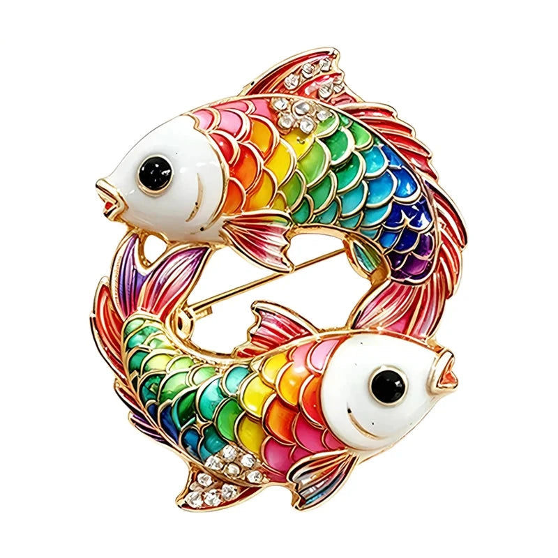 Ornate Zodiac Symbol Brooch original white background variant photo