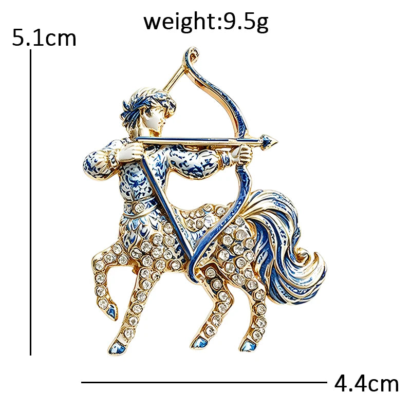 Sagittarius Centaur Archer Brooch