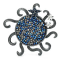 Rhinestone Sun with Curling Rays Brooch original variant product photo