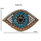 Sparkling Eye with Concentric Iris Brooch