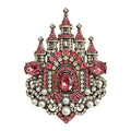 Sparkling Fairy Tale Castle Brooch original white background variant photo
