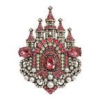 Sparkling Fairy Tale Castle Brooch original white background variant photo