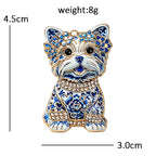 Floral Woodland Creature Motif Brooch