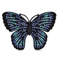 Sparkling Rhinestone Butterfly Brooch — Blue & Green