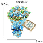 Mother's Day Rose Bouquet Brooch