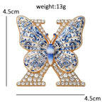 Floral Woodland Creature Motif Brooch