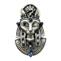 Egyptian Cat Goddess Cameo Brooch original white background product photo