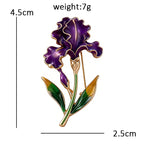 Birth Flower Garden Motif Brooch