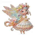 Butterfly Fairy with Floral Crown and Ruffled Dress Brooch original variant product photo