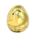 Organic Pebble Stainless Steel Brooch original white background product photo