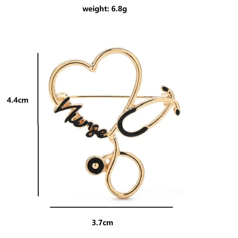 Jeweled Nature and Symbol Motif Brooch