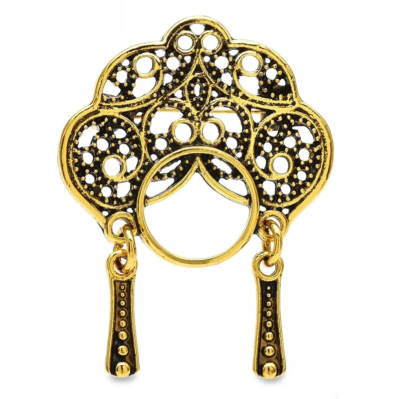 Openwork Opera Headdress Brooch product variant photo