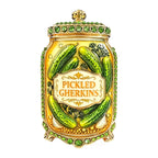 Pickled Gherkins Jar Brooch original white background product photo