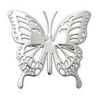 Minimal Openwork Butterfly Silhouette Brooch original white background product photo