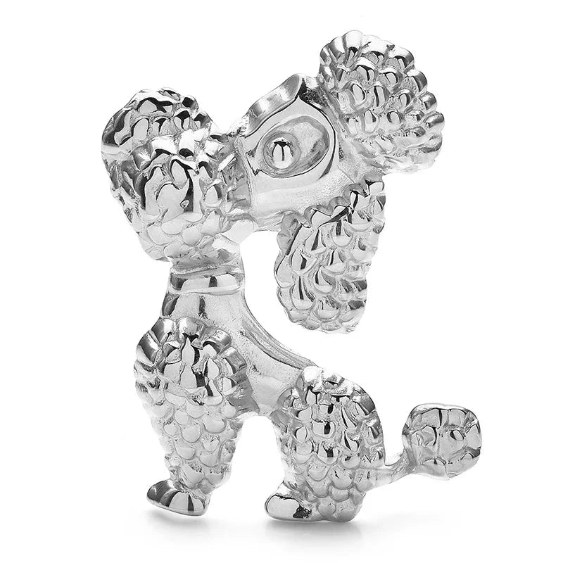 Textured Puppy Dog Brooch