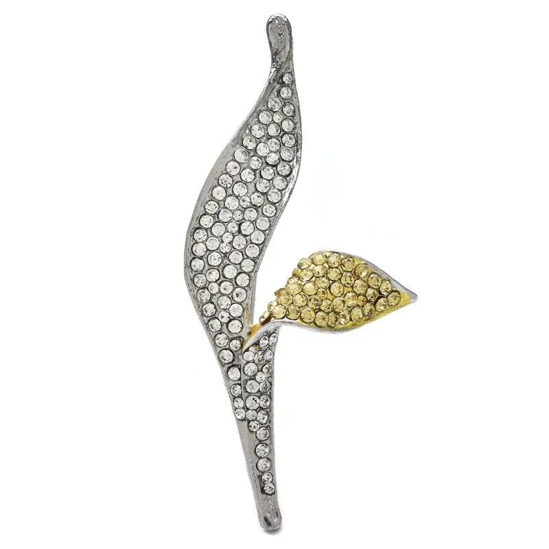Jeweled Nature and Symbol Motif Brooch