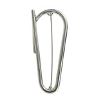 Minimal Elongated Loop Brooch original white background product photo