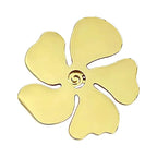 Minimal Five-Petal Flower Brooch original white background product photo
