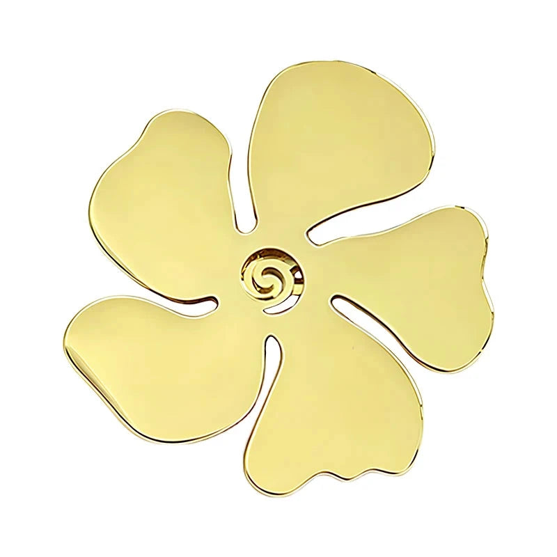 Minimal Five-Petal Flower Brooch original white background product photo