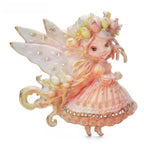 Butterfly Fairy with Floral Crown and Ruffled Dress Brooch original variant product photo
