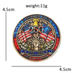 America 250 Liberty Commemorative Medallion Brooch