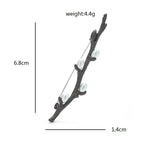 Willow Branch with Pearl-Look Buds Brooch — dimensions