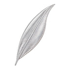 Long Textured Leaf Brooch original white background product photo