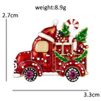 Christmas Gift Truck Brooch