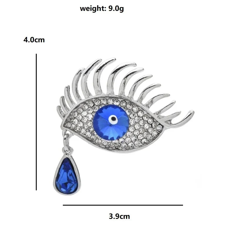 Jeweled Nature and Symbol Motif Brooch