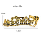 Miracle Worker Stethoscope Brooch — dimensions
