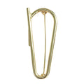 Minimal Elongated Loop Brooch original white background product photo