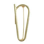 Minimal Elongated Loop Brooch original white background product photo
