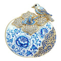 Little Bird on Persimmon Brooch original white background product photo