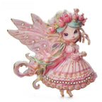 Butterfly Fairy with Floral Crown and Ruffled Dress Brooch original variant product photo