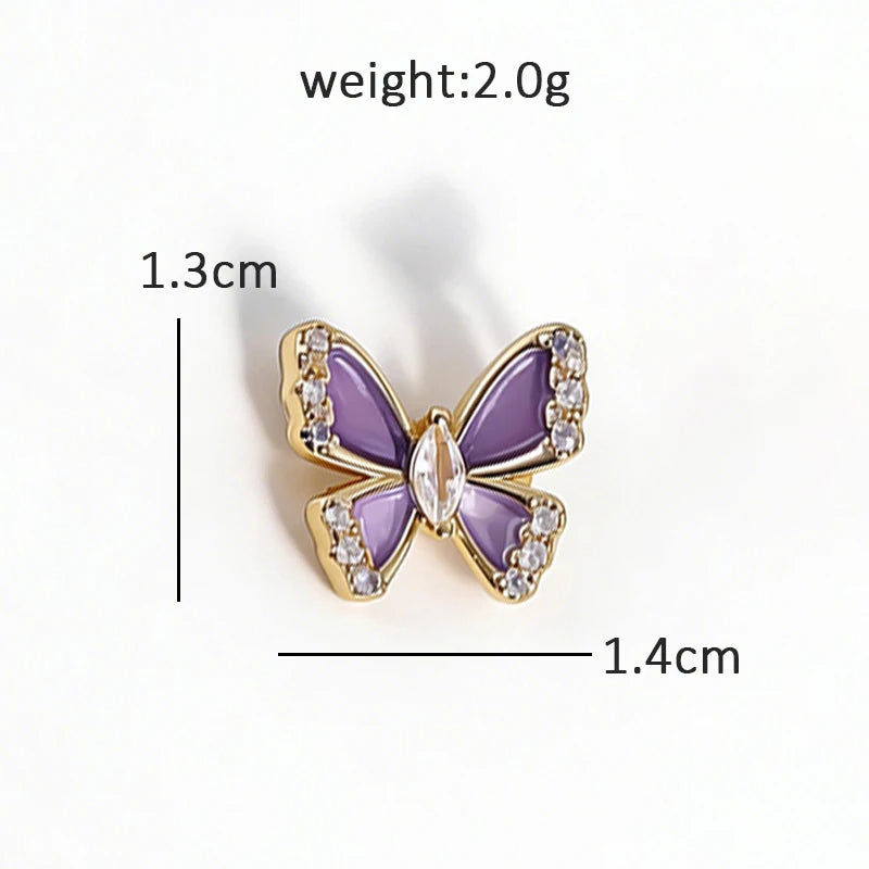 Delicate Bow with Pearlescent Accent Brooch