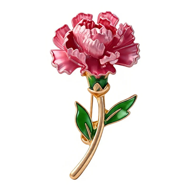 Birth Flower Garden Motif Brooch original white background product photo