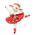 Ballerina Lamb in Tutu Brooch original white background product photo