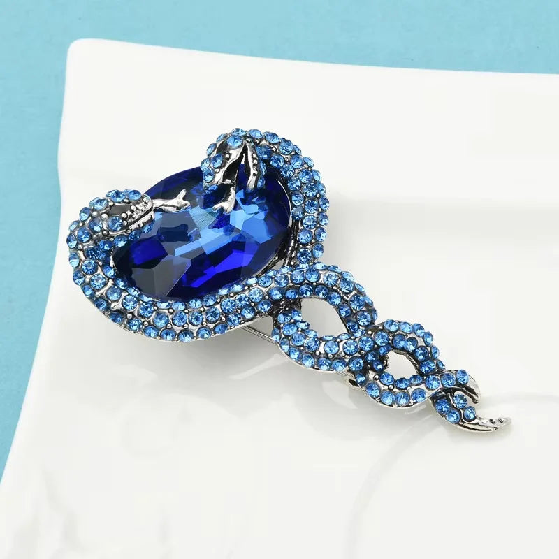 Jeweled Nature and Symbol Motif Brooch