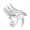 Openwork Eye of Horus Brooch original white background product photo