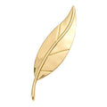 Minimal Folded Leaf Brooch original white background product photo
