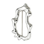 Sculptural Irregular Open Frame Brooch original white background product photo