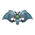 Ornate Bat with Openwork Wings Brooch original white background product photo